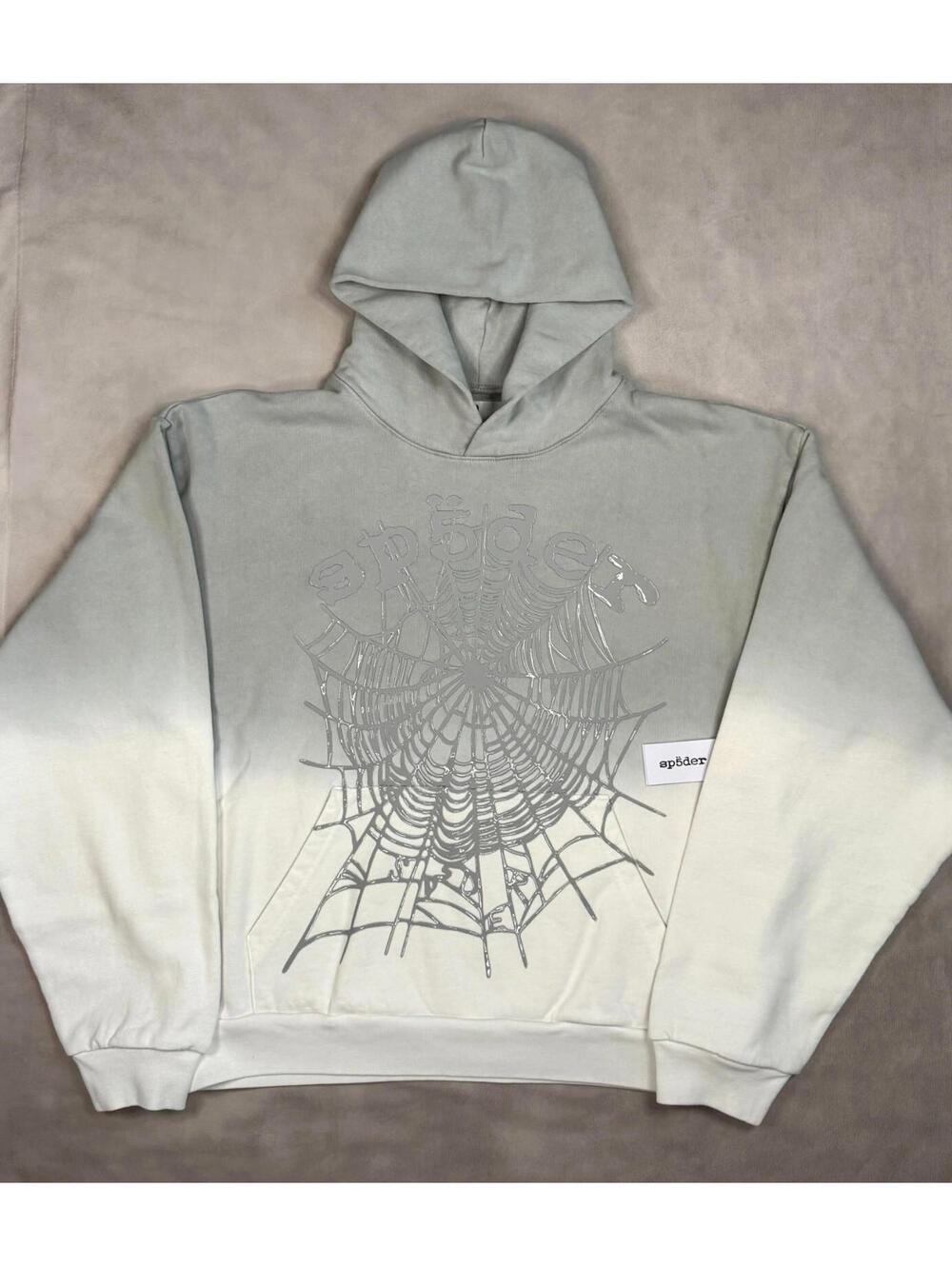 Sp5der OG Web Ombre Hoodie Sport Grey SS26 New With Tags L, XL